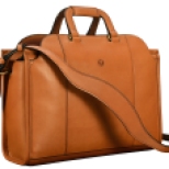 Hand-burnished-chestnut-Day-Tote;-17-x-12-x-6'